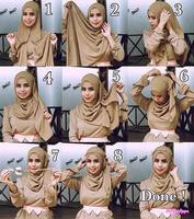 Tutorial Hijab Trendy Yang Simple скриншот 2
