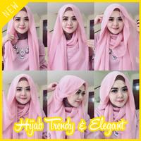 Tutorial Hijab Trend & Elegant الملصق