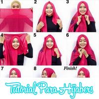 Tutorial Hijab Yang Sering Dipakai plakat