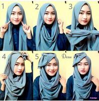 Tutorial Hijab Yang Sering Dipakai स्क्रीनशॉट 2