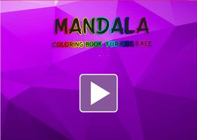 Mandala Coloring Book For Kids Free plakat