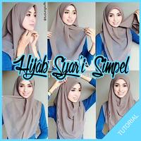 Tutorial Hijab Syar'I Simpel الملصق
