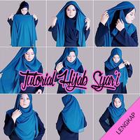 Tutorial Hijab Syar'i Lengkap الملصق