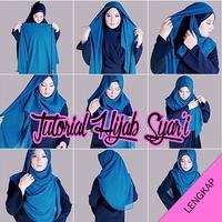 Tutorial Hijab Syar'i Lengkap Plakat