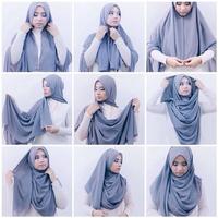 Tutorial Hijab Syar'i Lengkap تصوير الشاشة 1