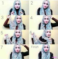 Tutorial Hijab Lengkap 2017 Simple captura de pantalla 3