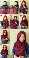 Tutorial Hijab Syar'I Mudah dan Simpel captura de pantalla 3