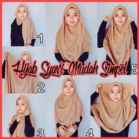 Tutorial Hijab Syar'I Mudah dan Simpel पोस्टर