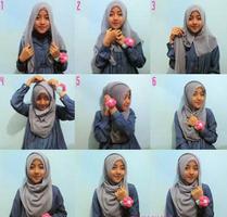 Tutorial Hijab Syar'I Mudah dan Simpel স্ক্রিনশট 1