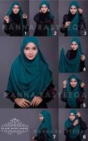 Tutorial Hijab Syar'I Tertutup 截圖 3