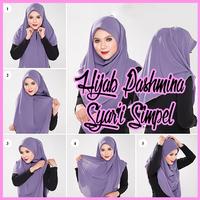 Tutorial Hijab Pashmina Syar'I Simpel poster