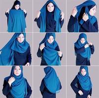 Tutorial Hijab Pashmina Syar'I Simpel screenshot 1