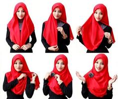 Tutorial Hijab Pashmina Syar'I Simpel screenshot 2