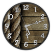 Wood Analog Clock Live Wallpaper