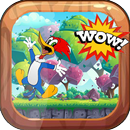 Adventure Woody World Run woodpecker aplikacja