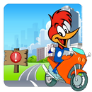 Woody adventures super Woodpecker moto-APK