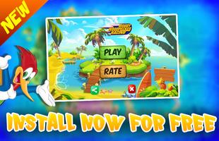 woody super woodpecker Adventure World Run Cartaz