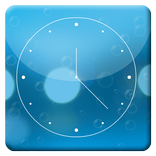 Wooden Sky HD Analog Clock LWP