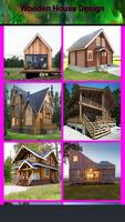 Poster Wooden House Design