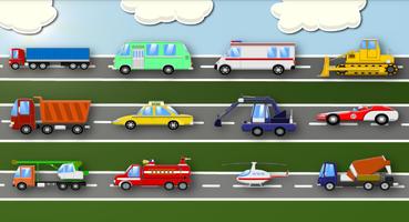 Transport - puzzles for kids poster