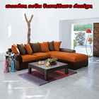 wooden sofa furniture design icône