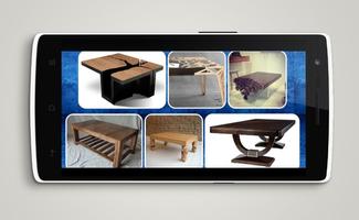 Design de table en bois capture d'écran 1