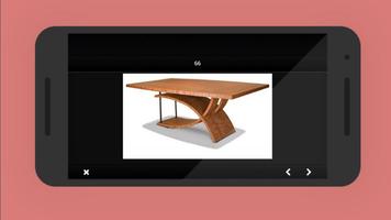 Design de table en bois capture d'écran 3
