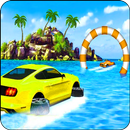плавучий Автомобиль Приключение - вода Серфер трюк APK