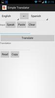 Simple Translate تصوير الشاشة 1