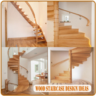 wood staircase design ideas icon