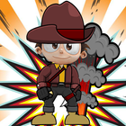 Angry Angelo Cowboy Zeichen