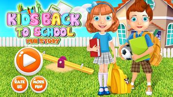 Kid's Back To School Daily Fun Story Plakat