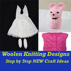 Woolen Knitting Designs Craft icône