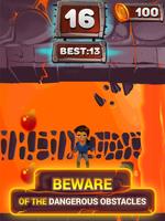 Lava Swipe Escape اسکرین شاٹ 1