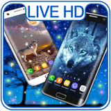 Wolf Live Wallpaper & Lock screen icône