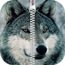 Wolf Zipper Lock Screen APK