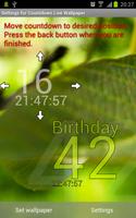Countdown Live Wallpaper Trial ảnh chụp màn hình 1
