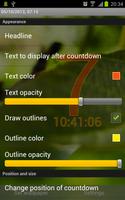 Countdown Live Wallpaper Trial ảnh chụp màn hình 2