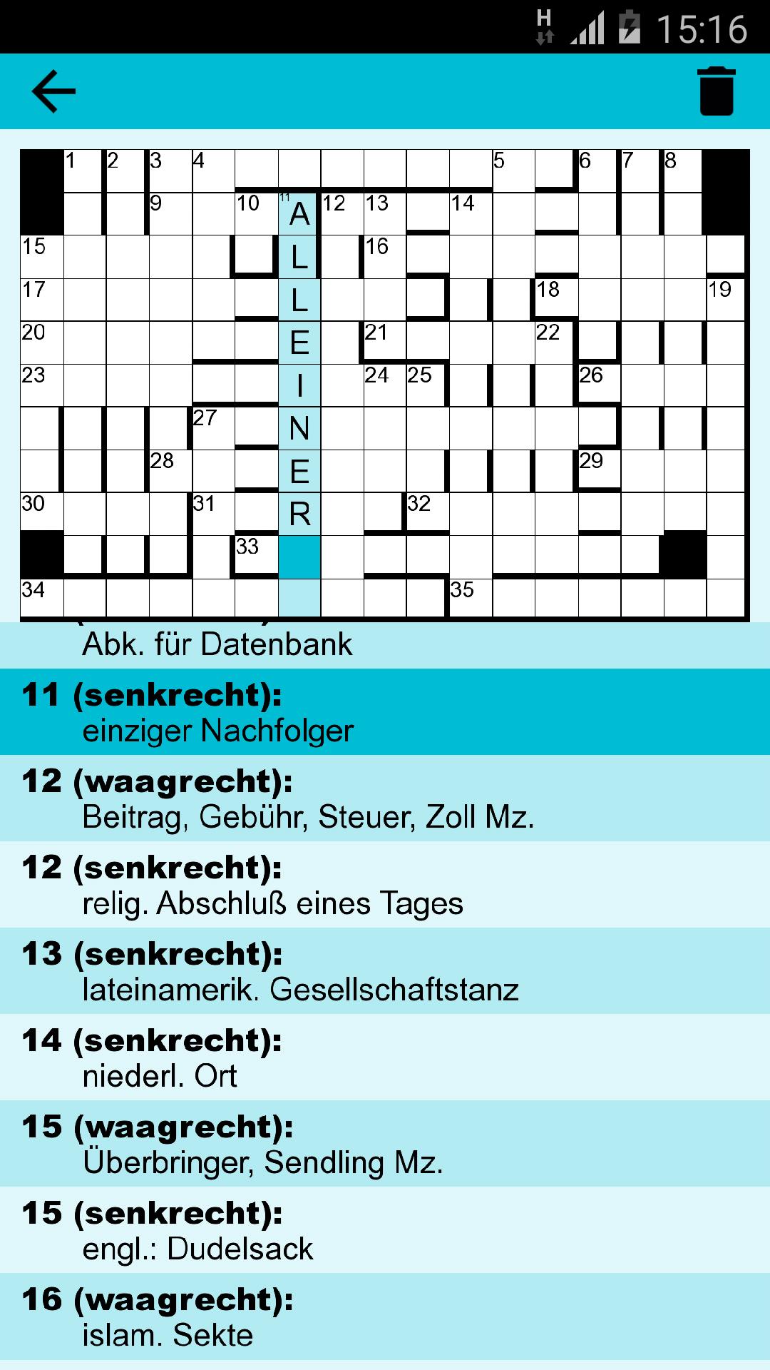 Korrigieren Kreuzworträtsel Korrigieren Kreuzworträtsel