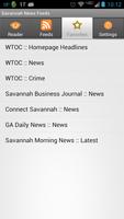 Savannah News Feeds capture d'écran 2