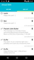 برنامه‌نما Ahead SMS - Message Scheduling عکس از صفحه