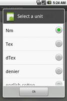Yarn Calculator تصوير الشاشة 1