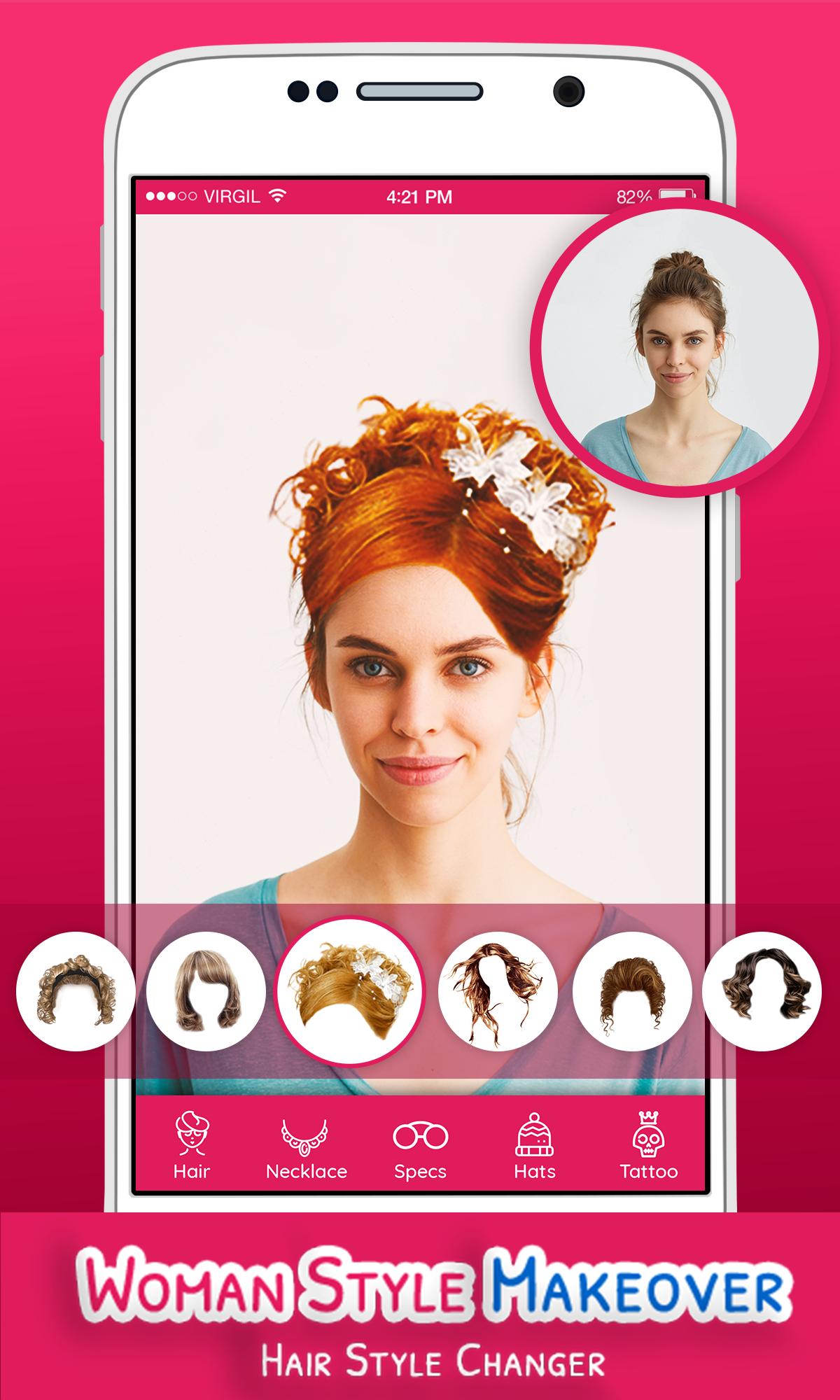 Women Hair Style Photo Editor : Hairstyle Salon APK voor Android Download