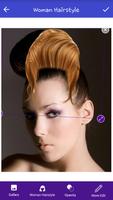 برنامه‌نما Hairstyle women Editor عکس از صفحه