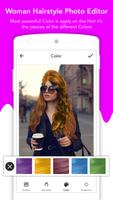 Woman Hairstyle Photo Editor capture d'écran 2