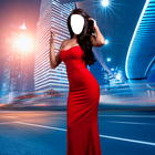 Woman Long Dress Photo Montage icon