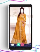 Woman Saree Suit Photo Frames: Girls Image Maker Affiche