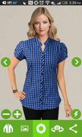 Women Shirt Photo Suit اسکرین شاٹ 1