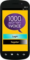 1000 Women One Voice ポスター