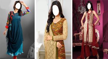 Women Salwar Photo Suit|Indian Salwar Photo Frames screenshot 1